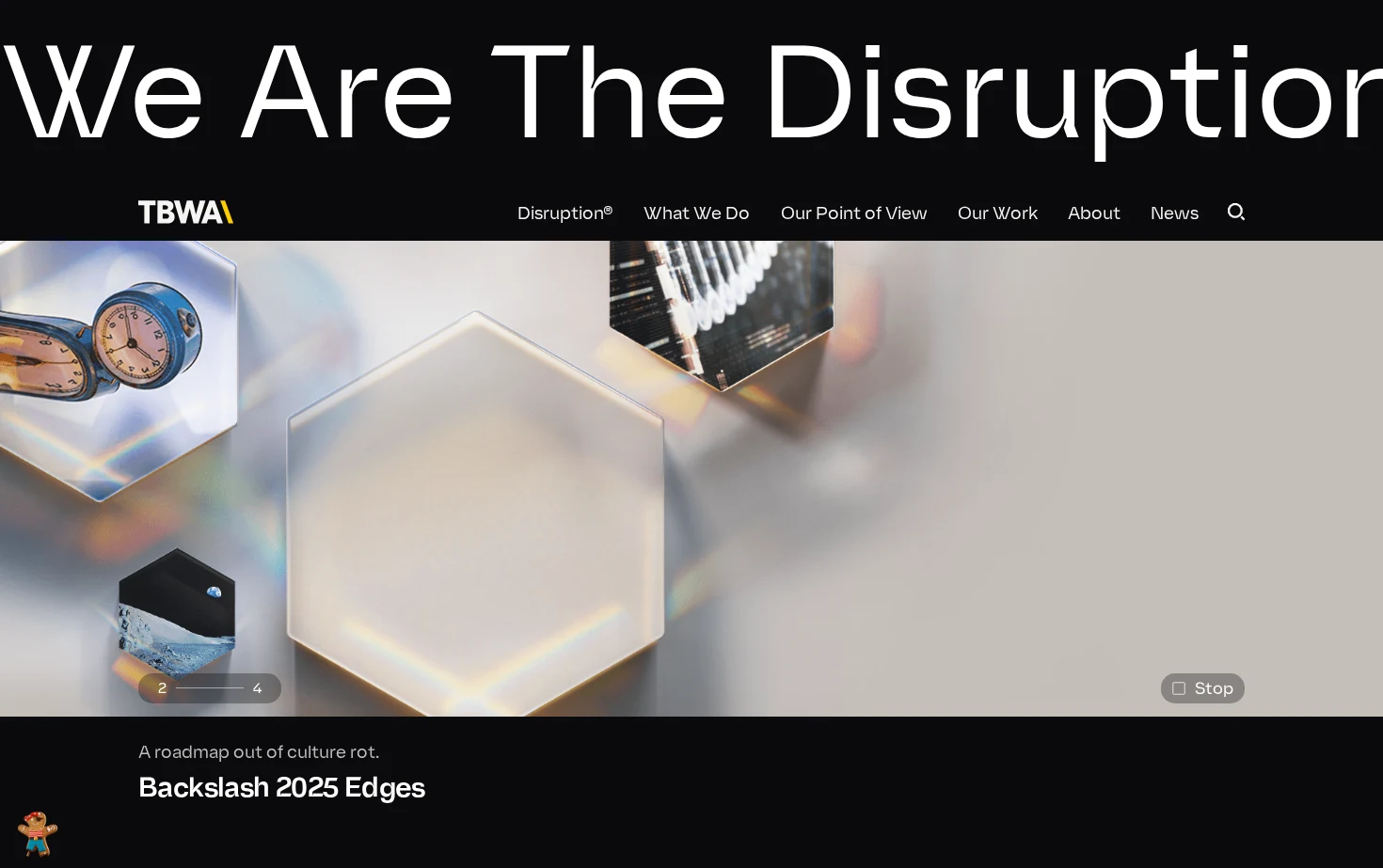 TBWA Worldwide Site 页面快照